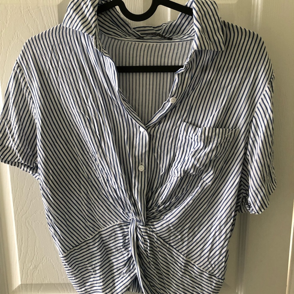Striped Crop Top